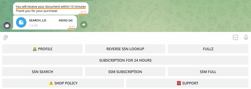 Search-SSN-results
